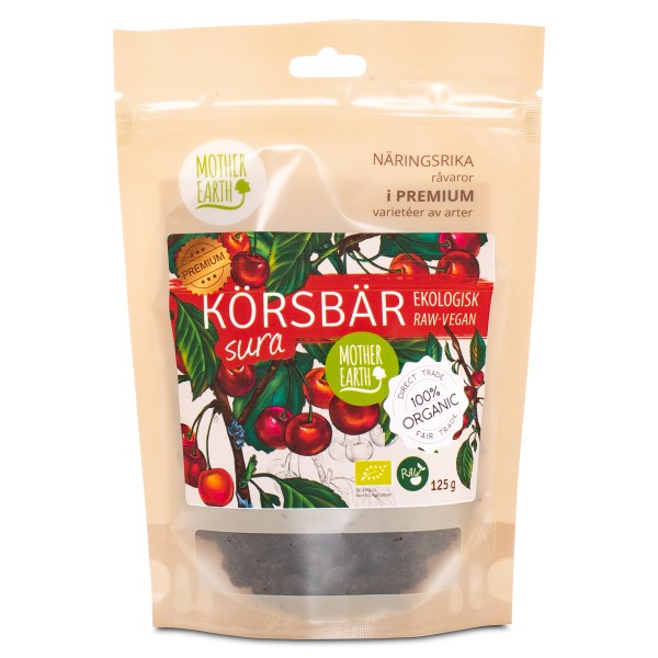 Mother Earth Körsbär Sura Eko, 125 g