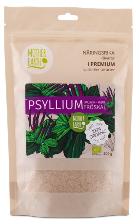 Miniatyrbild Mother Earth Psylliumfrskal Premium EKO, 200 g