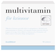 Miniatyrbild New Nordic Multivitamin Kvinnor, 90 tabl