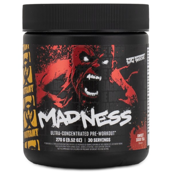 Mutant Madness, Sweet Iced Tea, 30 serv | Träningstillskott - Före Träning - PWO | Gymkraft