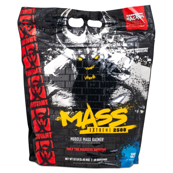 Mutant Mass Extreme 2500, Vanilla Ice Cream, 5,45 kg | Träningstillskott - Efter Träning - Gainers | Gymkraft
