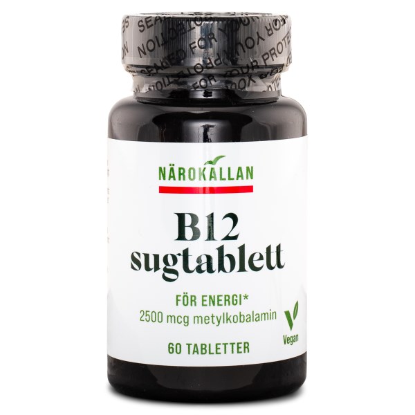 Närokällan B12 Sugtablett, 60 sugtabletter