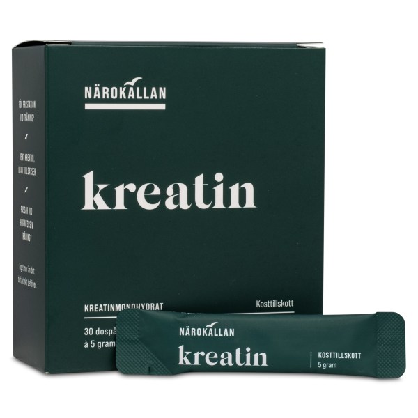Närokällan Kreatin, 30 dospåsar | Träningstillskott - Före Träning - Kreatin | Gymkraft