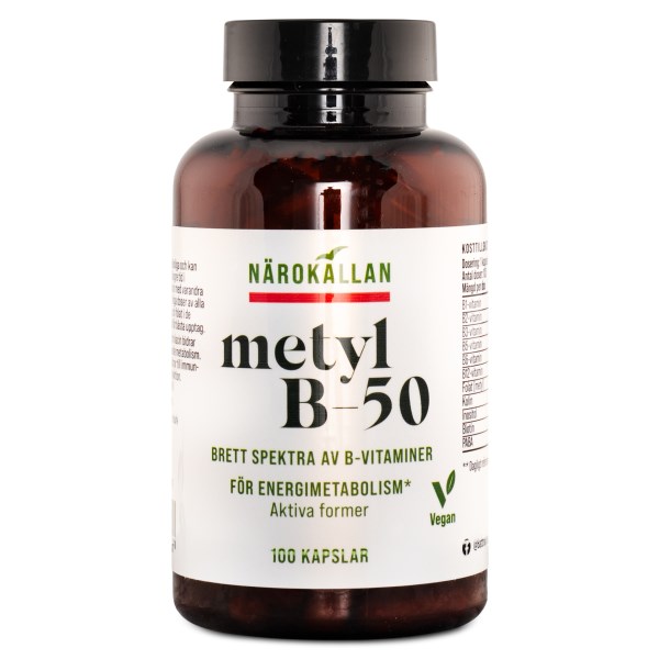 Närokällan Metyl B-50 | Svenskt Kosttillskott