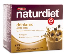 Miniatyrbild Naturdiet Drinkmix, Caffe Latte *Kort Datum, 15 portioner