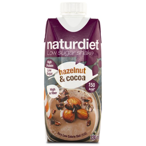 Naturdiet Low Sugar Shake Hazelnut & Cocoa 1 st