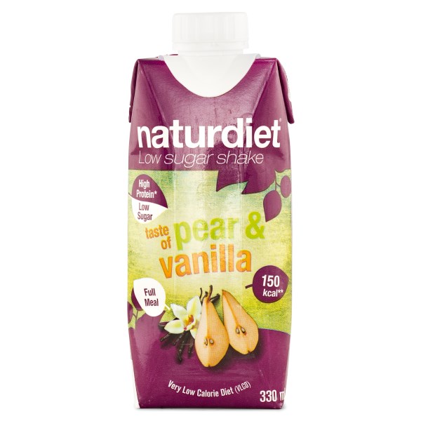 Naturdiet Shake Pear & Vanilla 330 ml