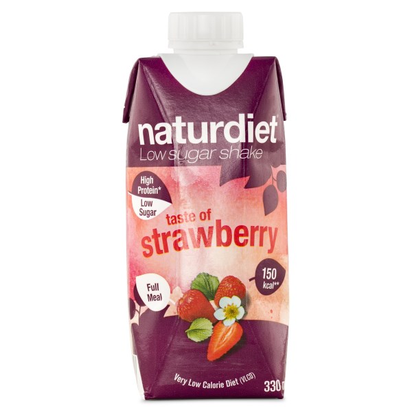 Naturdiet Shake Jordgubb 330 ml