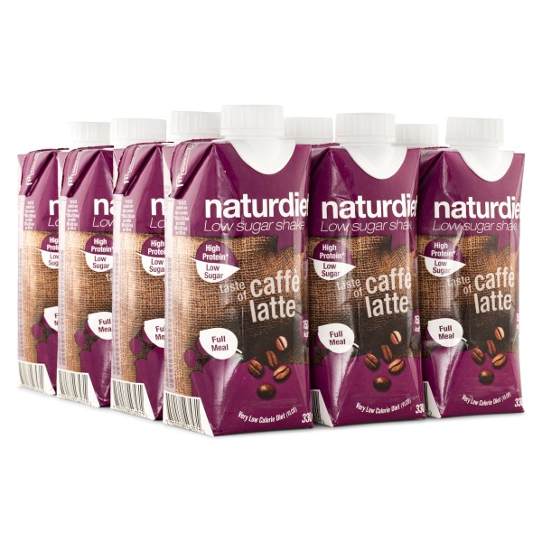 Naturdiet Shake Caffe Latte 12-pack