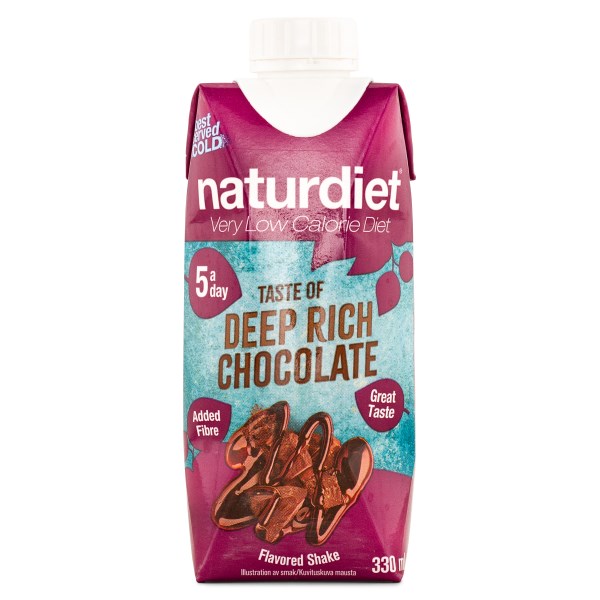 Naturdiet Shake, Choklad, 330 ml