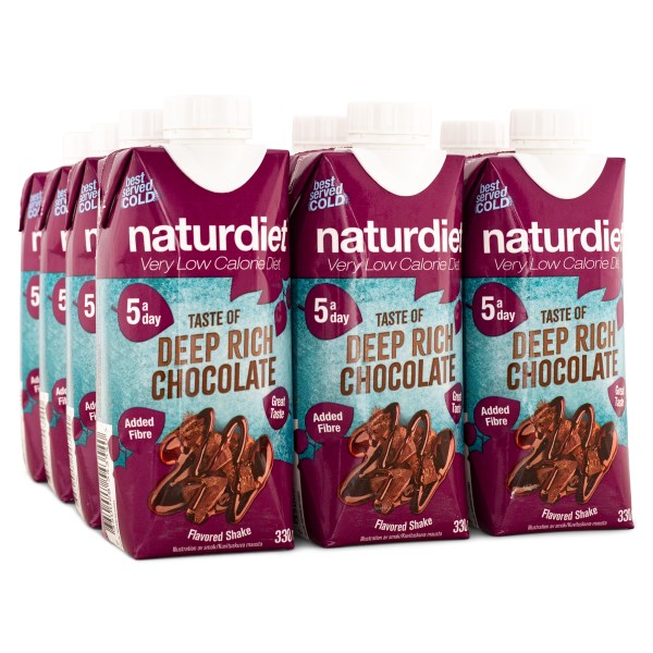 Naturdiet Shake, Choklad, 12-pack | Proteintillskott - Protein Shakes | Gymkraft