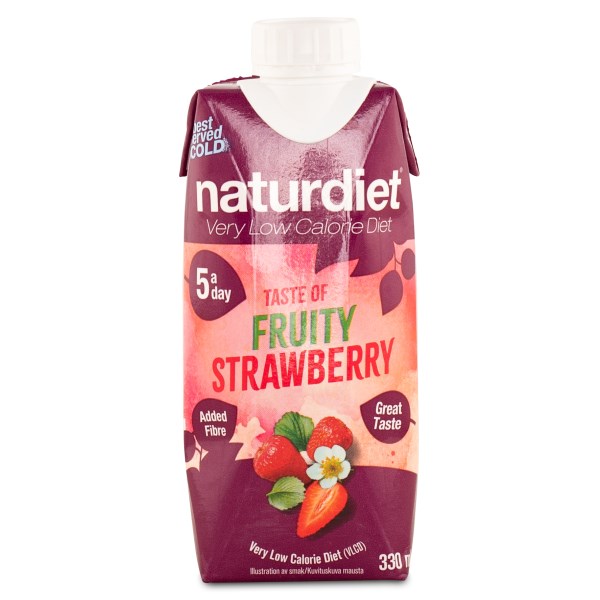 Naturdiet Shake, Jordgubb, 330 ml | Proteintillskott - Protein Shakes | Gymkraft