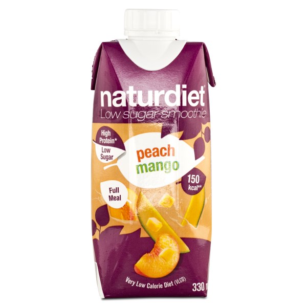 Naturdiet Smoothie Peach/mango 330 ml