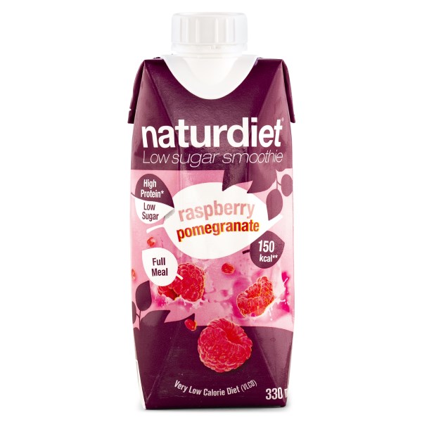Naturdiet Smoothie Raspberry & Pomegranate 330 ml