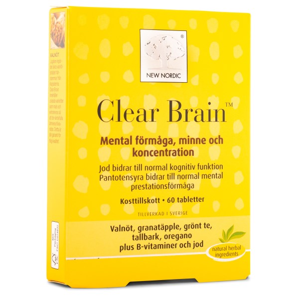 New Nordic Clear Brain 60 tabl