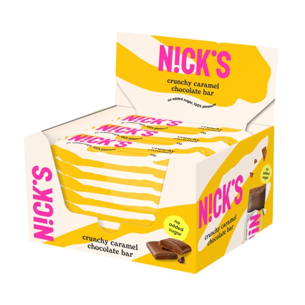 Nicks Crunchy Caramel, 21 pack | Livsmedel - Godis & Snacks - Choklad | Gymkraft