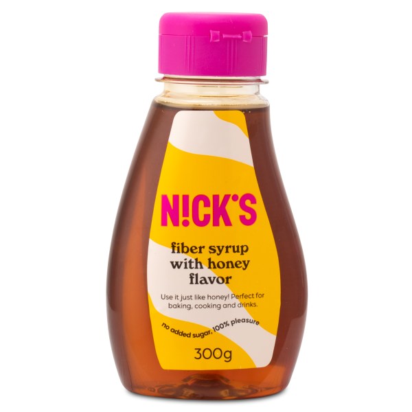 Nicks Fiber Syrup with Honey Flavour, 300 g | Livsmedel - Till Skafferiet - Sötning | Gymkraft
