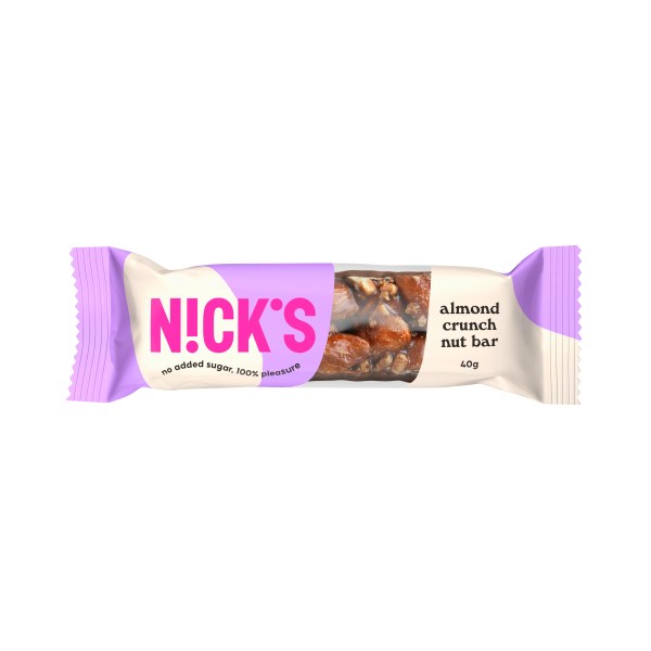 Nicks Nut Bar, Almond Crunch, 1 st