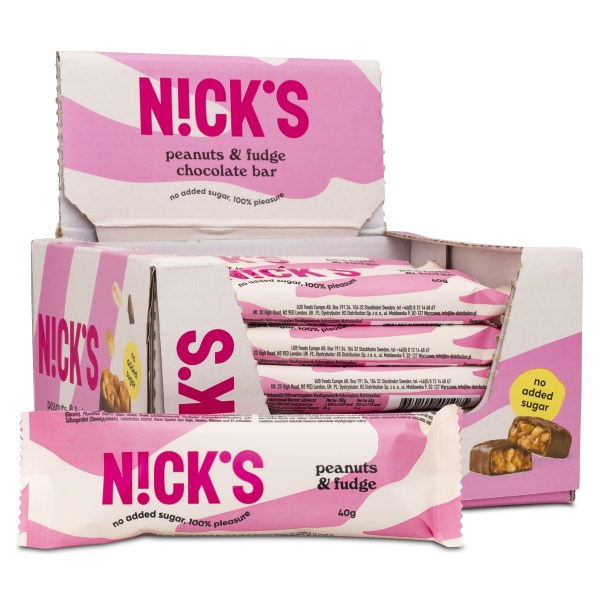 Nicks Peanuts n Fudge, 15-pack | Livsmedel - Färdiga mål & Mellanmål | Gymkraft