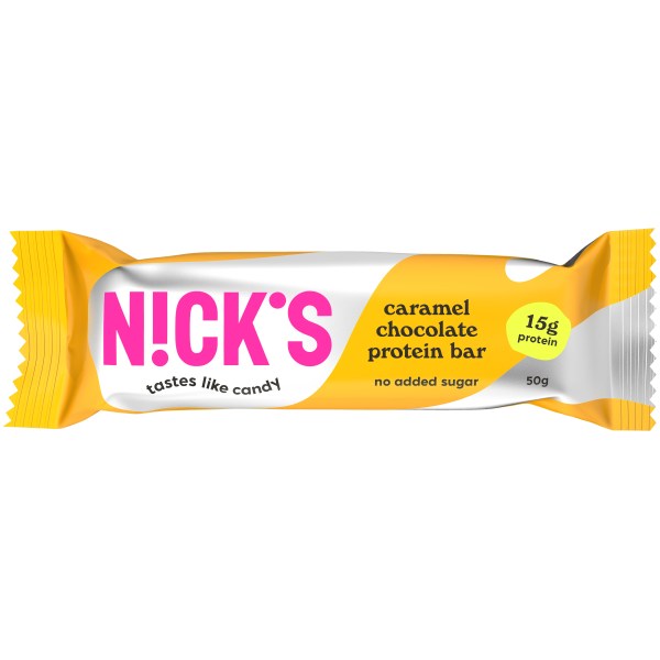 Nicks Protein Bar , Caramel chocolate, 1 st