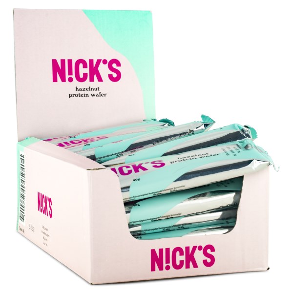 Nicks Protein Wafer, Hazelnut, 24-pack