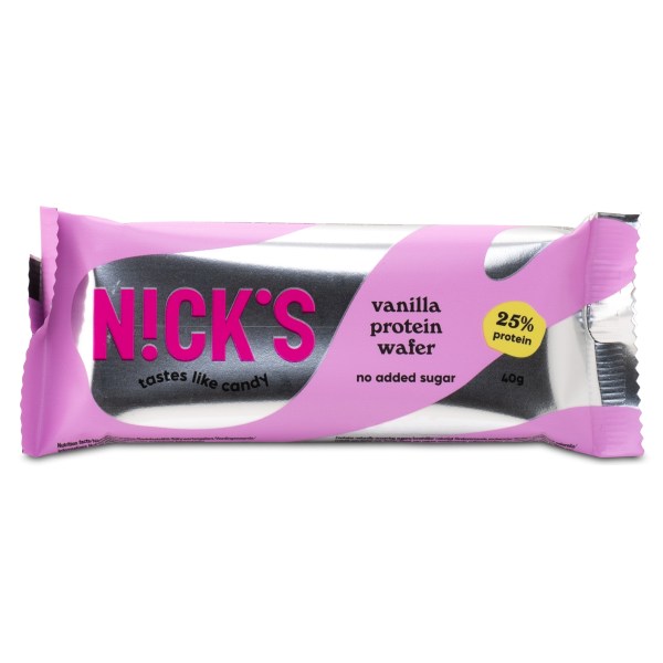 Nicks Protein Wafer, Vanilla, 1 st | Träningstillskott - Efter Träning - Proteinbars | Gymkraft