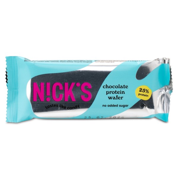 Nicks Protein Wafer, Chocolate, 1 st | Träningstillskott - Efter Träning - Proteinbars | Gymkraft