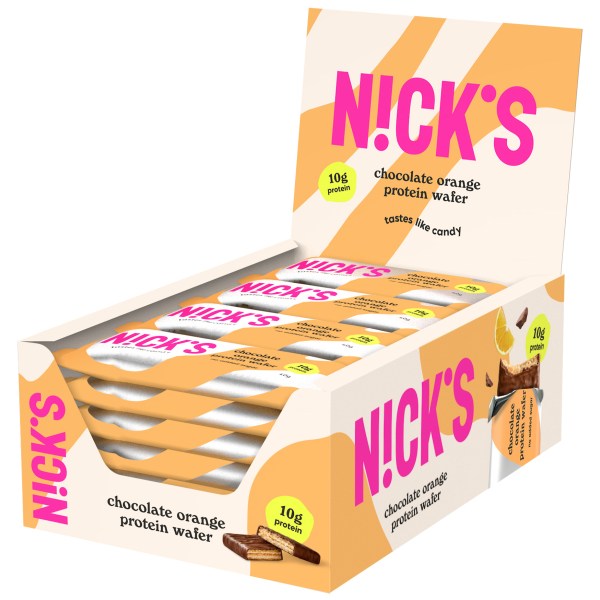 Nicks Protein Wafer, Orange, 24-pack