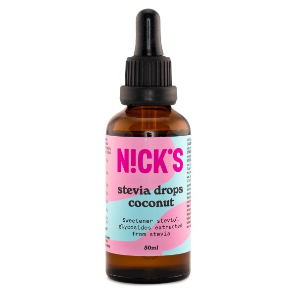 Nicks Stevia Drops Coconut 50 ml