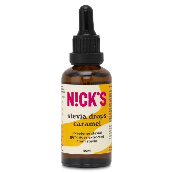 Nicks Stevia Drops, Caramel, 50 ml | Livsmedel - Till Skafferiet - Sötning | Gymkraft