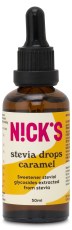 Miniatyrbild Nicks Stevia Drops, Caramel, 50 ml