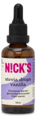 Miniatyrbild Nicks Stevia Drops, Vanilla, 50 ml