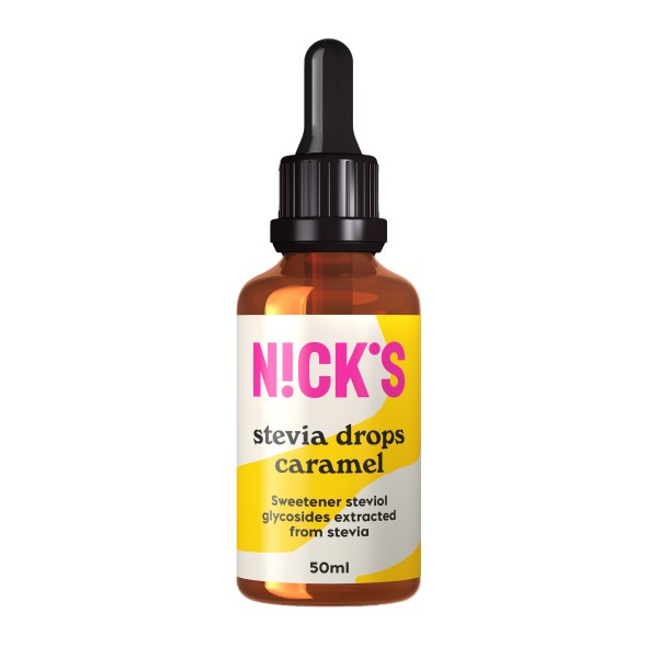 Nicks Stevia Drops, Caramel, 50 ml | Livsmedel - Till Skafferiet - Sötning | Gymkraft