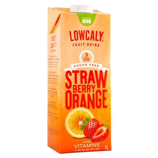 Njie Fruktdryck Strawberry Orange 1 L