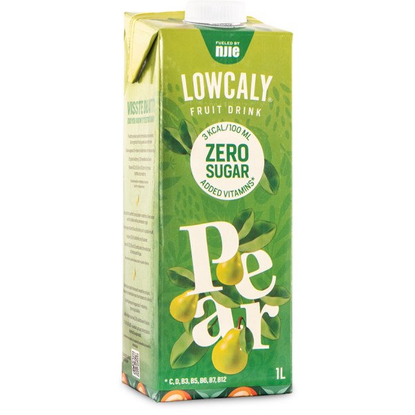 Lowcaly Fruktdryck, Pear, 1 L