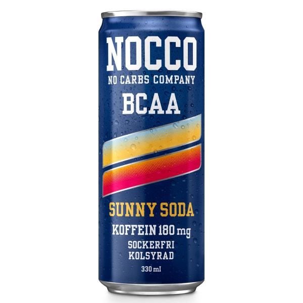 NOCCO BCAA Sunny Soda, Koffein 1 st