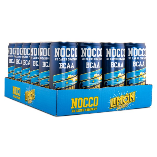 NOCCO BCAA Limón, Koffein 24-pack