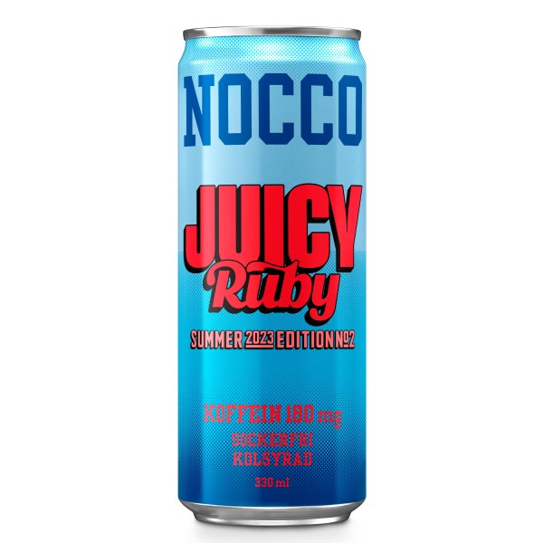 NOCCO BCAA Juicy Ruby Limited Edition, Koffein 1 st