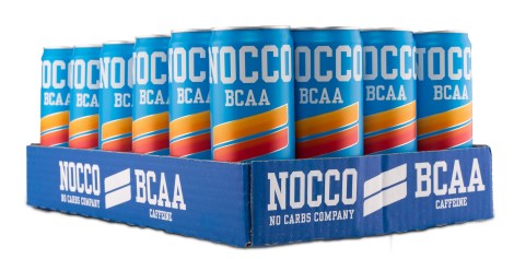 Miniatyrbild NOCCO BCAA, Blood Orange, Koffein, 24-pack