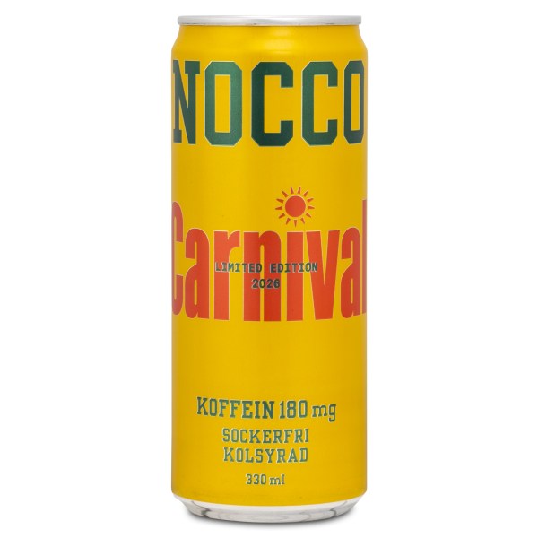 NOCCO BCAA, Carnival, Koffein, 1 st