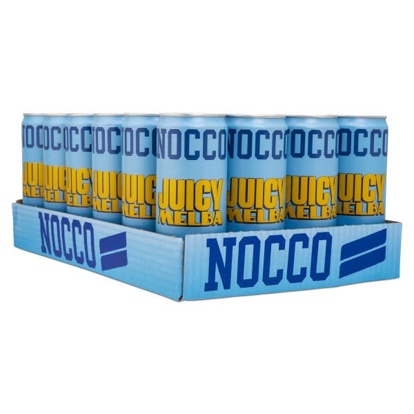 NOCCO BCAA, Juicy Melba, Koffein, 24-pack