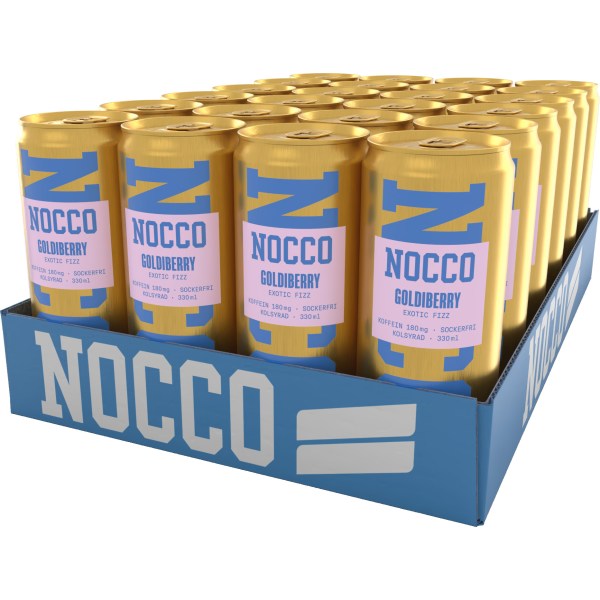 NOCCO BCAA, Goldiberry, 24-pack