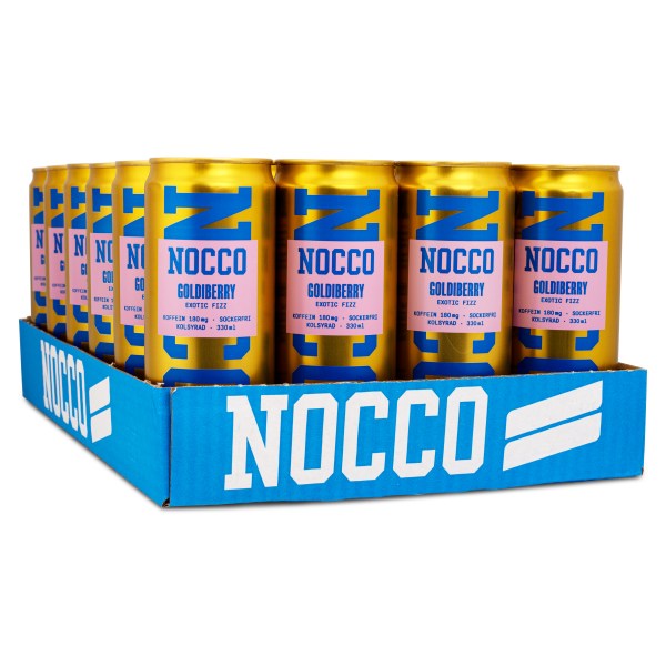 NOCCO BCAA, Goldiberry, 24-pack