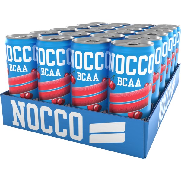 NOCCO BCAA, Cherry Berry, Koffein Limited Edition, 24-pack