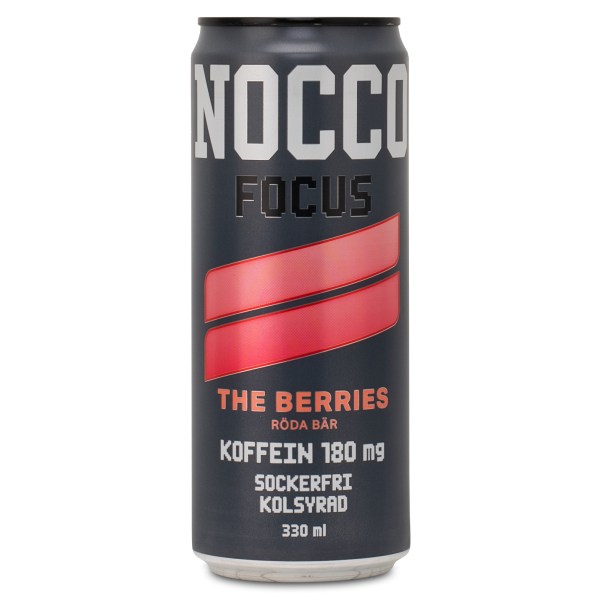 NOCCO Focus, The Berries, 1 st | Träningstillskott - Under Träning - Energidryck för sport | Gymkraft