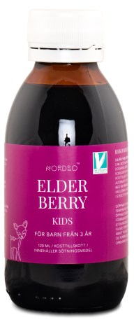 Miniatyrbild Nordbo Elderberry Kids, 120 ml