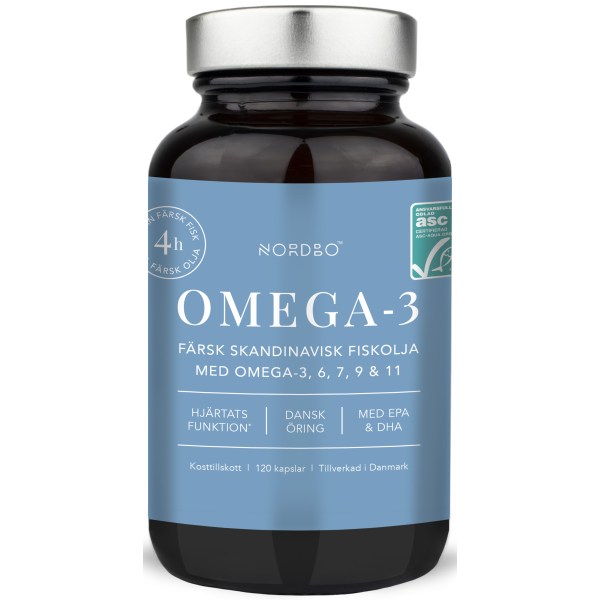 Nordbo Omega-3 ASC, 120 kaps