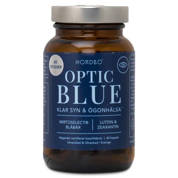 Nordbo Optic Blue, 60 kaps | Hälsa - Ögon & Syn | Gymkraft