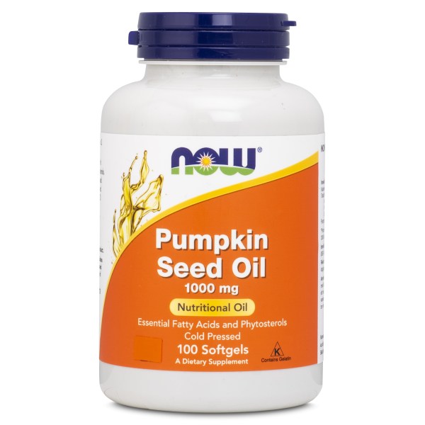 NOW Pumpkin Seed Oil 1000 mg, 100 softgel | Livsmedel - Till Skafferiet - Olja & Fett | Gymkraft