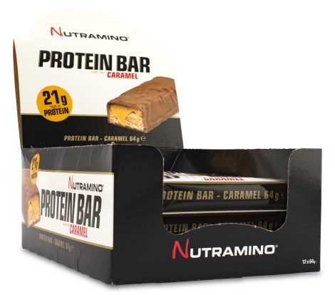 Miniatyrbild Nutramino Protein Bar, Caramel, 12-pack